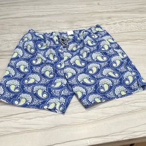 Peter Millar Paisley Swim Trunks